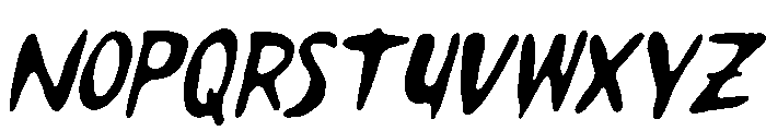 Sunset Shore Italic Font LOWERCASE