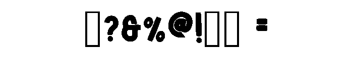Sunset Signature Regular Font OTHER CHARS