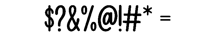 SunsetMelody Font OTHER CHARS