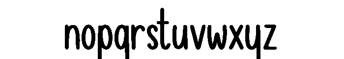 SunsetMelody Font LOWERCASE
