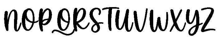 SunsetParadise-Regular Font UPPERCASE
