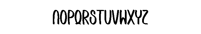 Sunsetz Beach Font LOWERCASE