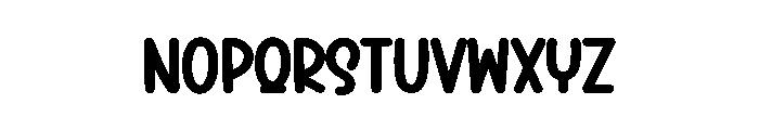 Sunsetz Font UPPERCASE