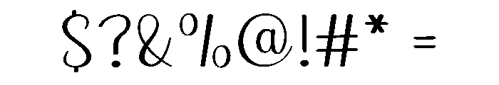 Sunshine Beautiful Font OTHER CHARS