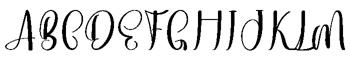 Sunshine Beautiful Font UPPERCASE