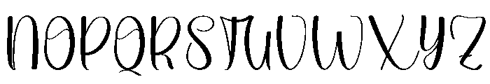 Sunshine Beautiful Font UPPERCASE
