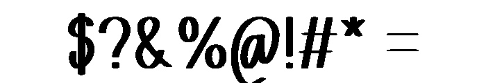 Sunshine Charming Font OTHER CHARS