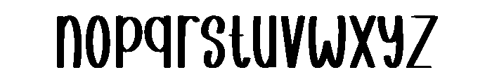 Sunshine Charming Font LOWERCASE