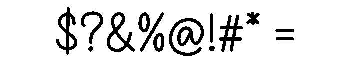Sunshine Days Font OTHER CHARS