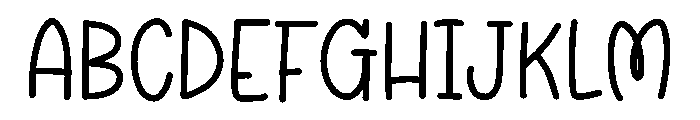 Sunshine Days Font UPPERCASE