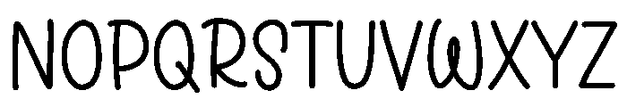 Sunshine Days Font UPPERCASE