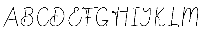 Sunshine Highland Font UPPERCASE