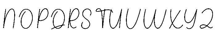 Sunshine Highland Font UPPERCASE