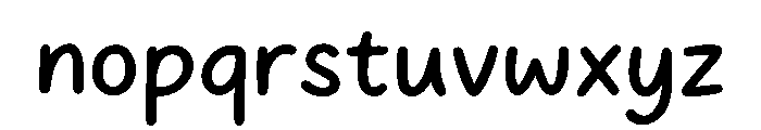 Sunshine Melody Font LOWERCASE
