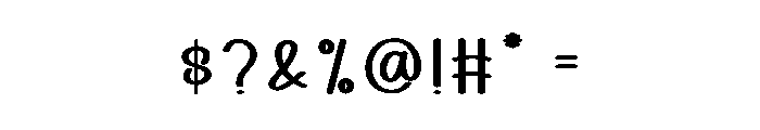 Sunshine Morning Font OTHER CHARS