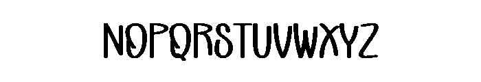 Sunshine Morning Font LOWERCASE