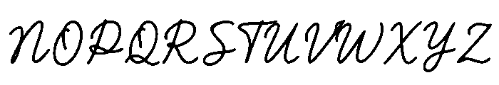 Sunshine Vacation Script Font UPPERCASE