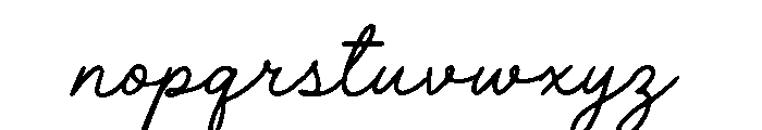 Sunshine Vacation Script Font LOWERCASE