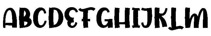 Sunsut Font UPPERCASE