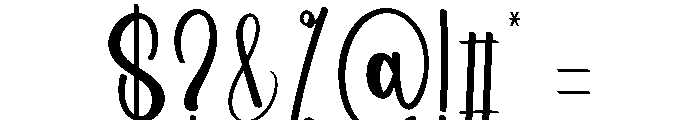 Sunthink Font OTHER CHARS