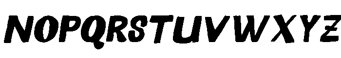 Sunvera Panected Italic Font UPPERCASE