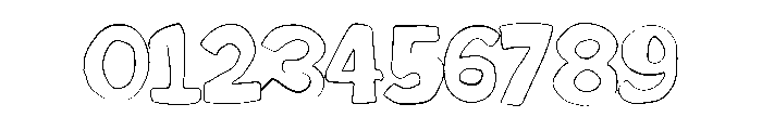 Sunvera Panected Outline Font OTHER CHARS