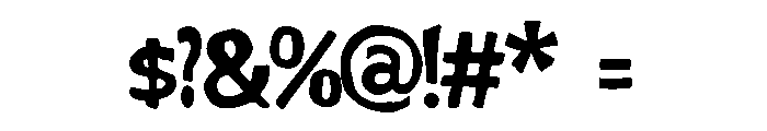 Sunvera Panected Font OTHER CHARS