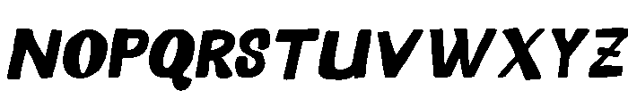 SunveraPanected-Italic Font UPPERCASE