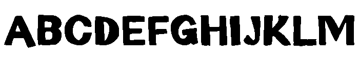 SunveraPanected Font UPPERCASE
