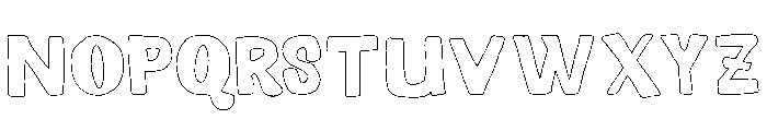 SunveraPanectedOutline Font UPPERCASE