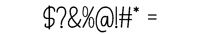 Sunylite Font OTHER CHARS