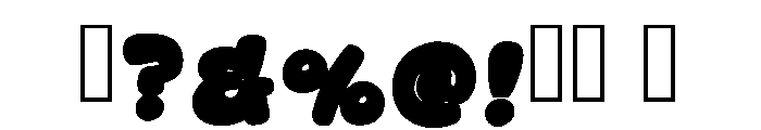 Super Ballon Regular Font OTHER CHARS