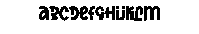 Super Blind Font UPPERCASE