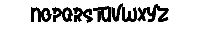 Super Blind Font UPPERCASE