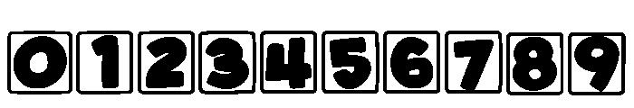 Super Block Regular Font OTHER CHARS