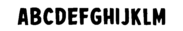 Super Bold Regular Font UPPERCASE