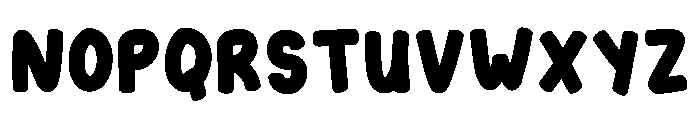 Super Book Regular Font UPPERCASE