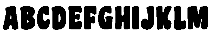 Super Boulder Regular Font UPPERCASE