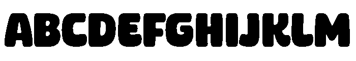 Super Brave Action Font UPPERCASE