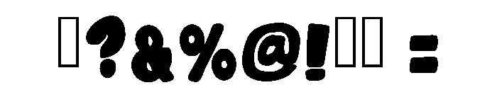 Super Brick Regular Font OTHER CHARS