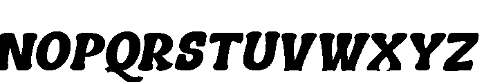 Super Candy Slant Regular Font LOWERCASE