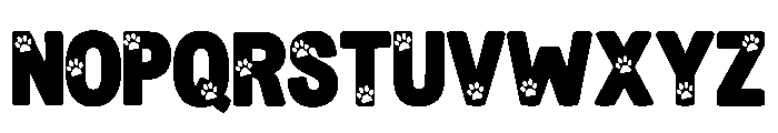 Super Cat Regular Font UPPERCASE