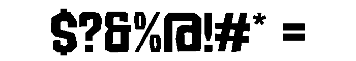 Super Catchy Regular Font OTHER CHARS