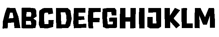 Super Catchy Regular Font UPPERCASE