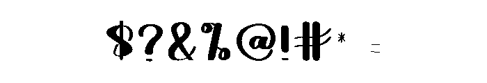 Super Choice Font OTHER CHARS