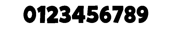 Super Chunky Font OTHER CHARS