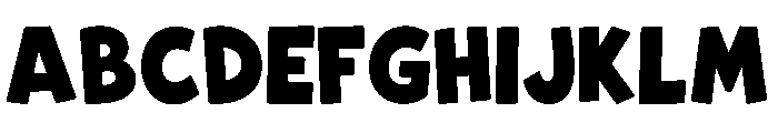 Super Chunky Font UPPERCASE