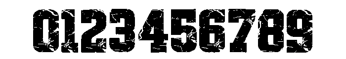 Super Cracked Regular Font OTHER CHARS
