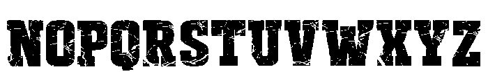 Super Cracked Regular Font LOWERCASE