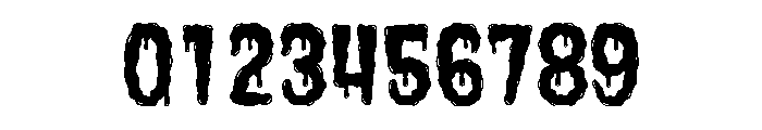 Super Creepy Regular Font OTHER CHARS